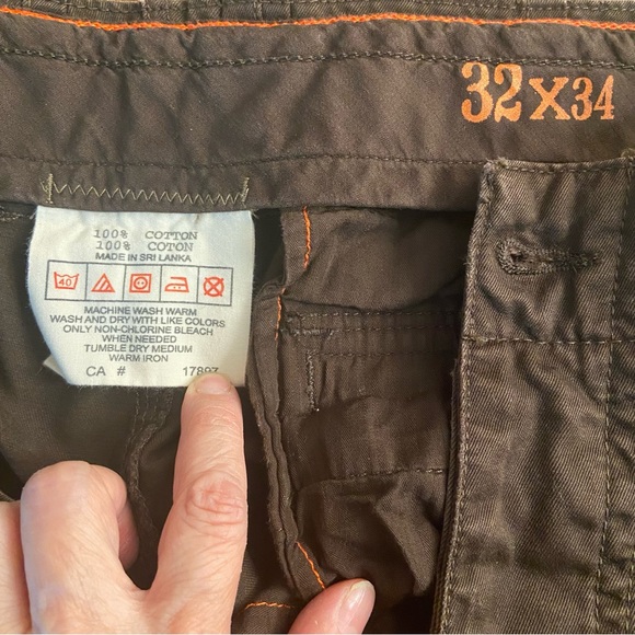 GAP Men’s Button Close Brown Pant size 32 - Picture 4 of 11